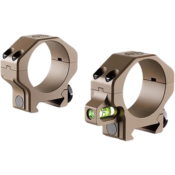 Rubicon Precision Manufacturing Co-Linear 35mm Picatinny Scope Rings Flat Dark Earth Low