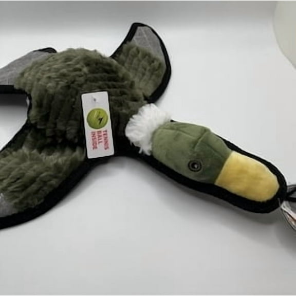 Steeldog Game Bird Duck Plush Dog Toy, Squeaker Dog Toy, Tennis Ball Inside, Crinkles for Interactive Play