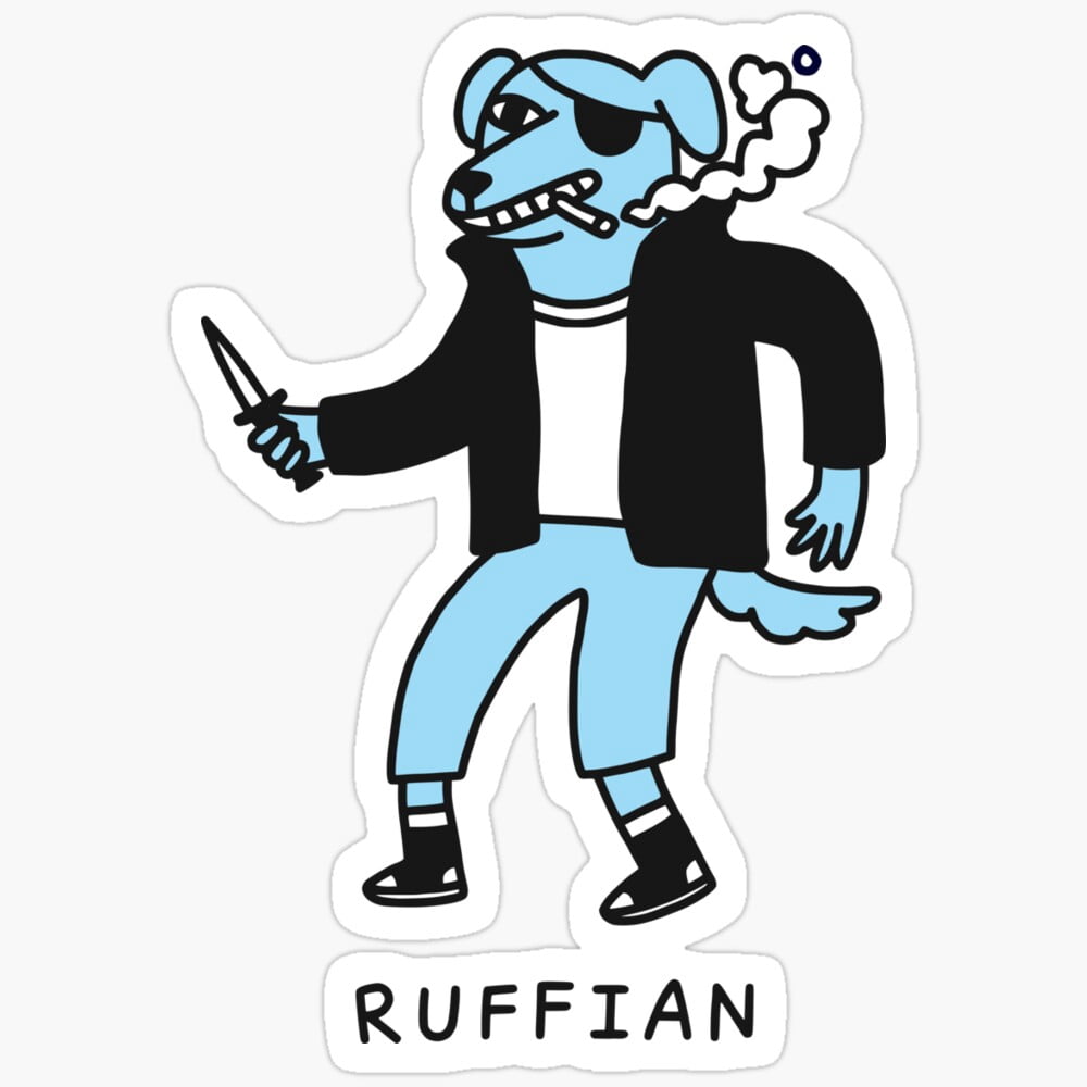 DOPASTICKER Ruffian Sticker Phone Decal Water Bottle Stickers, Cars ...
