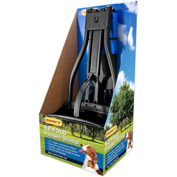 Ruffin 'It 27" EZ Fold Pooper Scooper for Dogs