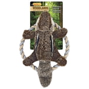Ruffin' It Woodlands Plush Chipmunk Rope Ring Tosser Dog Toy