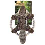 Ruffin' It Woodlands Plush Chipmunk Rope Ring Tosser Dog Toy
