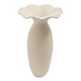 thumbnail image 1 of Ruffle 16In Decorative Vessel Ecru Beige, 1 of 3
