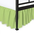 thumbnail image 1 of Ruffle Bed Skirt with Split Corners - 12" Tailored Drop Dust Ruffle Bedskirt Three Sided Coverage - 100% Microfiber -Wrinkle Free-King Size-Sage Solid, 1 of 5