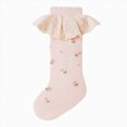 thumbnail image 1 of Ruffle Crew Socks,Cute Floral Frilly Socks Girls,Casual Turn Cuff Soft Crew Socks for Baby to Toddler Girls 0-12 Months 1T 2T 3T 4T 5T Kids, 1 of 9