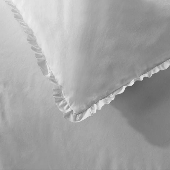 Ruffle Down Alternative Blanket - King - Glacier Grey