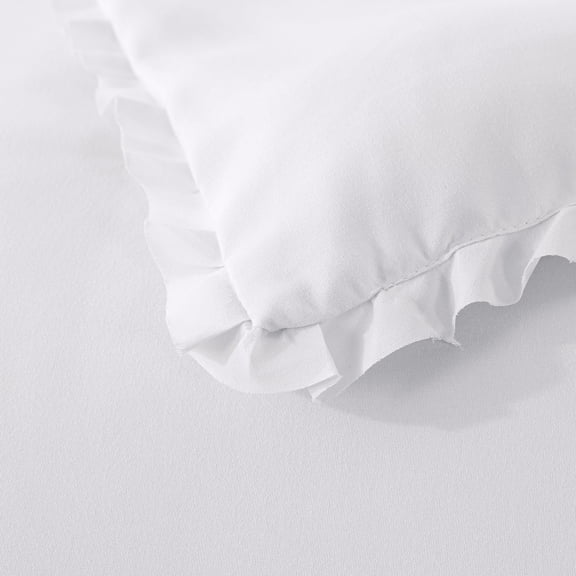 Ruffle Down Alternative Blanket - Twin - White