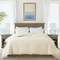 thumbnail image 1 of Ruffle Down Comforter - King - Vanilla Ice, 1 of 5