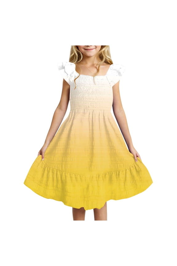 Ruffle Dress Toddler Junior Girls Bridesmaid Halter jr Bridesmaid Dresses for Teens Split Satin Flower Girl Formal Gown for Wedding