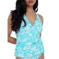 thumbnail image 1 of Ruffle Halter Underwire Tankini Top Swimsuit, 1 of 6