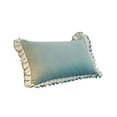 thumbnail image 1 of Ruffle Pillow Cases Standard Size, Ruffled Pillow Covers with Envelope Closure, Wrinkle Resistant Pillowcases 19" x 29", Microfiber Edge Soft Pillow Cover for Bedding Decor, 1 of 6