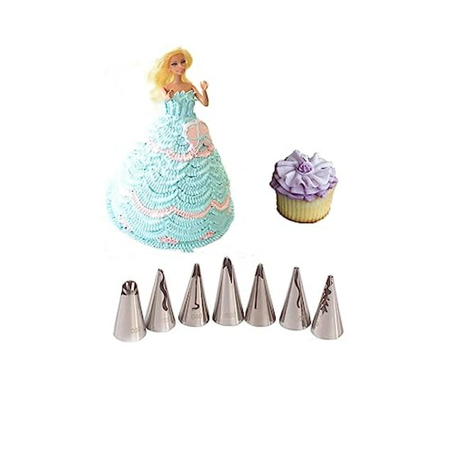 Ruffle Piping Tips for Cake Decorating,Russian Ruffle Tips,Pleated