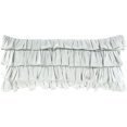 thumbnail image 1 of Ruffle RLE-006 14"H x 32"W Lumbar Pillow Cover in Ice Blue, 1 of 2