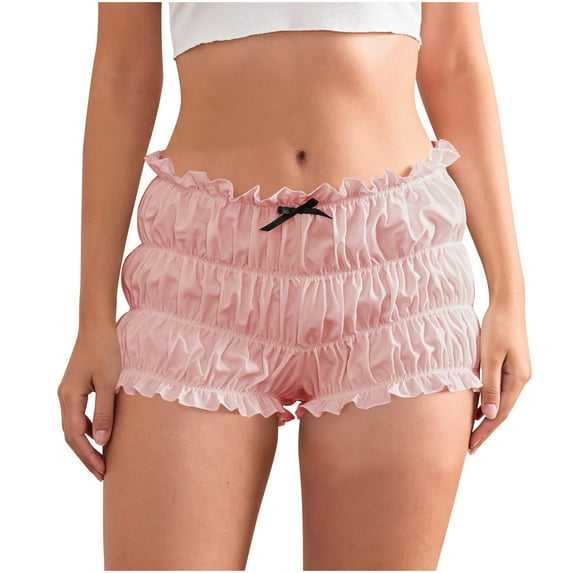 Ruffle Shorts Sevevn Women'S Solid Color Short Yoga Wear Fitness Sports Tennis High-Waisted Double-Layer Shorts Shorts For Women Trendy