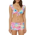 thumbnail image 1 of Ruffle-Sleeve Underwire Bikini Top, 1 of 2