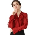 thumbnail image 1 of Ruffle Sleeves Blouse, 1 of 1