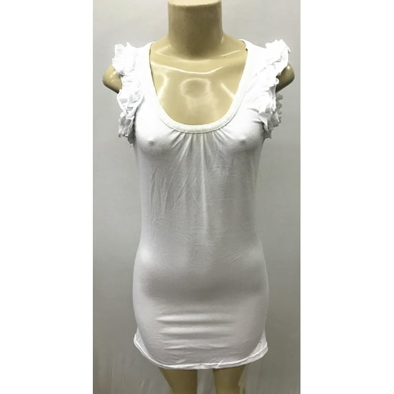Ruffle Sleeves Short Maxi Dress