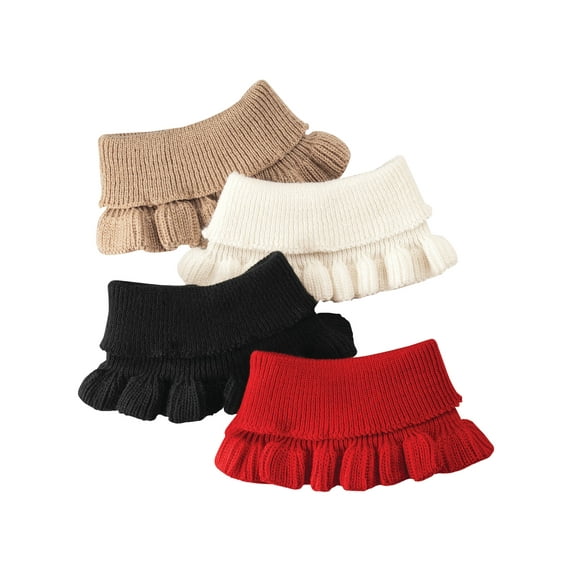 Ruffle Sweater Knit Collar - Set of 4
