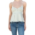 thumbnail image 1 of Ruffle Top Buttons Kawaii Women Crop Tops Cute E-Girl Short Sleeve T-shirt Sweet Fairy Core Clothing Summer 2022 Vest, 1 of 2