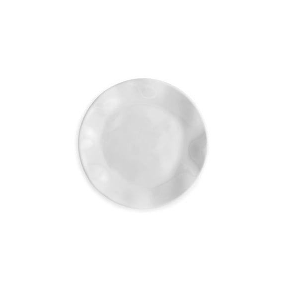 Q Home | Ruffle 5.5" Melamine Round Canap Plate, Set of 4
