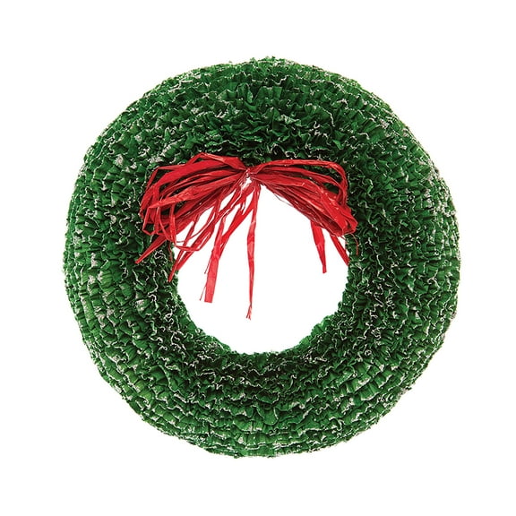 Ruffle Wreath Christmas Tree Ornament