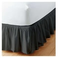 Ruffled Bed Skirt With Split Corners 18 Inch Drop Cotton/Microfiber