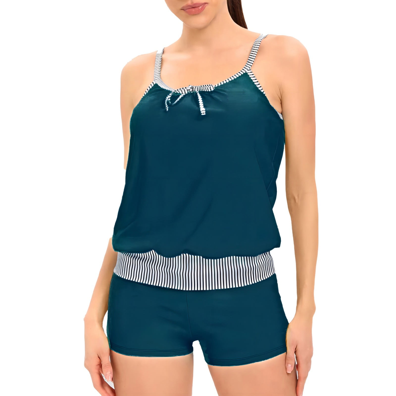 Ruffled Bikini Padded Push up Bikini Women's Swimwear Tankini 2 Piece