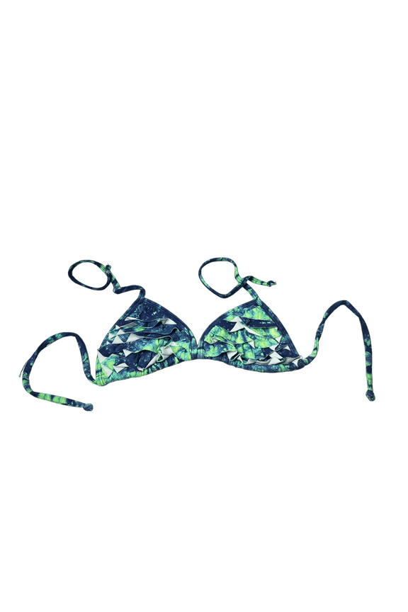 Ruffled Bikini Top