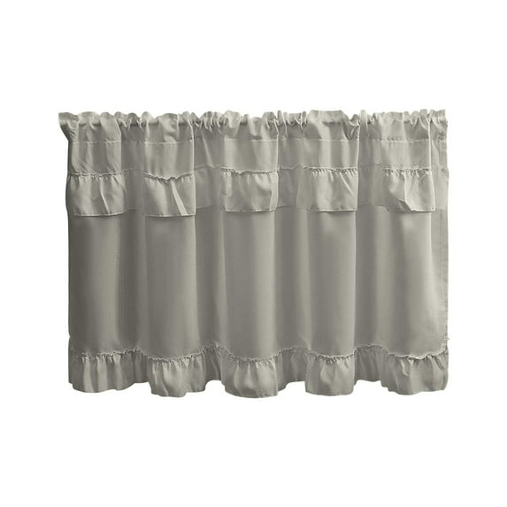 Short Curtains for Bedroom Ruffled Decorative Short Curtain Half Curtain Cabinet Blocking Curtain Fabric Coffee Curtain