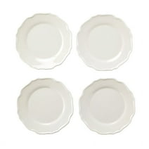 Ruffled Dinner Plates - Melamine Bead Dinnerware - Set of 4