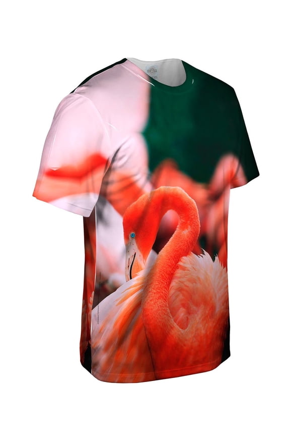 Ruffled Feathers Flamingo Mens T-Shirt All Over Print