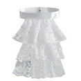 thumbnail image 1 of Ruffled Lace Jabot Collar with Button Closure for Masquerades Stage Performances Victorian Royal Styles Costume Collar, 1 of 8
