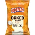thumbnail image 1 of Baked Ruffles 50% Less Fat Cheddar & Sour Cream Potato Chips Bag, 6.25 oz, 1 of 5