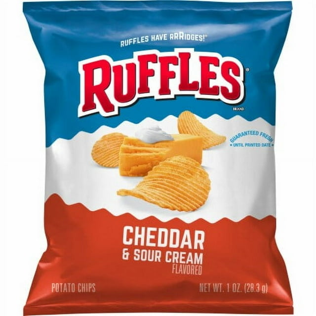 Ruffles Cheddar & Sour Cream Potato Chips 1 oz