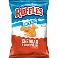 thumbnail image 1 of Ruffles Cheddar & Sour Cream Potato Snack Chips, Party Size, 12.5 oz Bag, 1 of 8