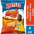 thumbnail image 1 of Ruffles® Flamin' Hot Cheddar And Sour Cream Potato Chips, 1 of 2