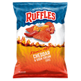 thumbnail image 1 of Ruffles Flamin' Hot Cheddar & Sour Cream 2.5 oz, 1 of 5