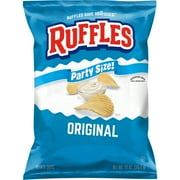 Ruffles Original Flavor Potato Snack Chips,Party Size, 13 Ounce Bag