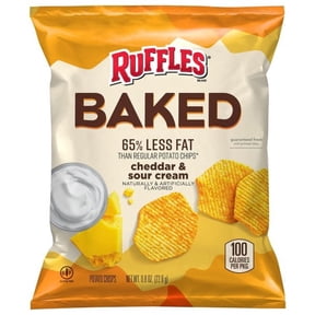 Cheddar and Sour Cream Ruffles in Chips - Walmart.com