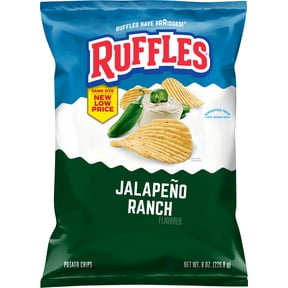 Bufflao Ruffles Ruffles Buffalo Wings Potato Chips Bag, 2.25 oz - Walmart.com