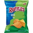 thumbnail image 1 of Ruffles Queso Cheese Flavored Potato Chips Snack Chips, 8.5 oz Bag, 1 of 7