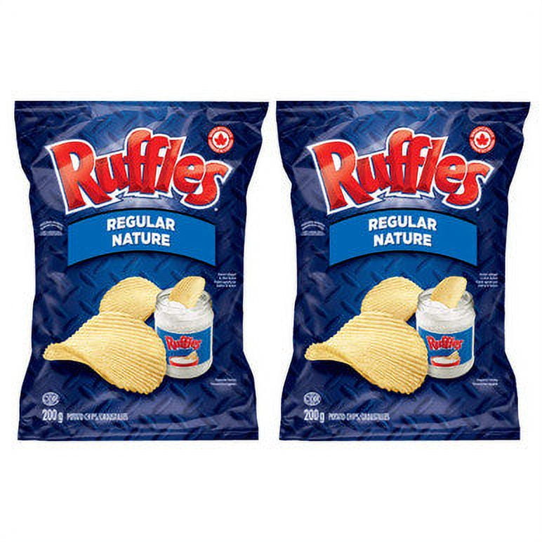 Ruffles Regular Nature Potato Chips 200g/7.1oz, 2-Pack {Imported from ...