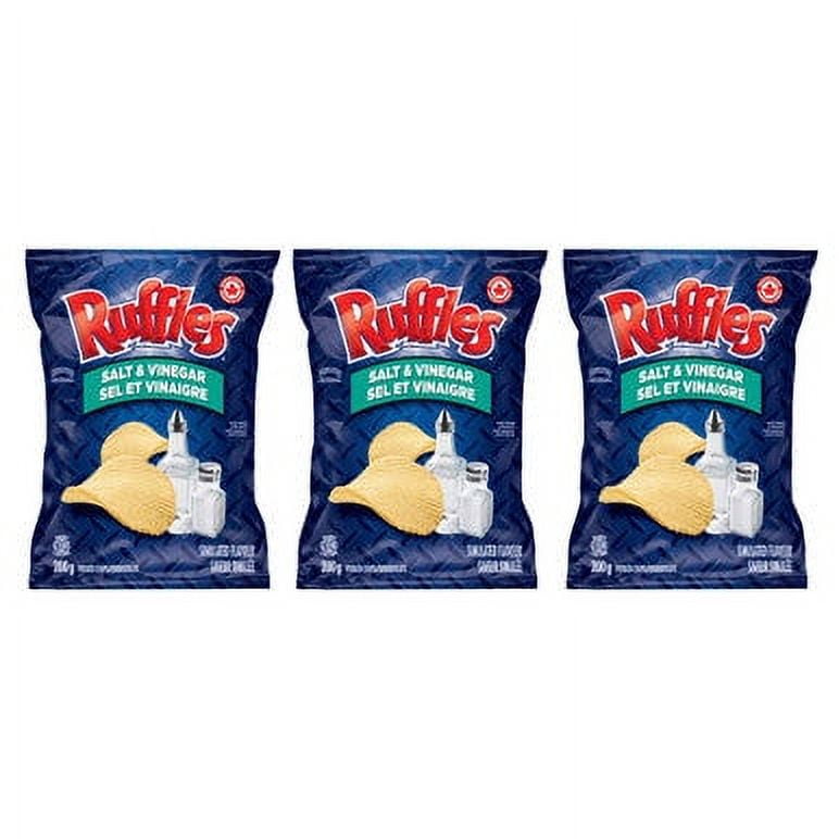 Ruffles Salt & Vinegar Potato Chips 200g/7.05oz, 3-Pack {Imported from ...