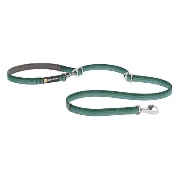 Ruffwear, Switchbak Dog Leash, Convertible & Adjustable Lead for Everyday Use, River Rock Green