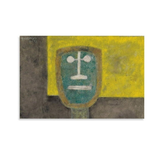 Rufino Tamayo Cara Azul Art Poster Painting Artworks Picture Print Poster Wall Art Painting Canvas Gift Decor Home Posters Decorative