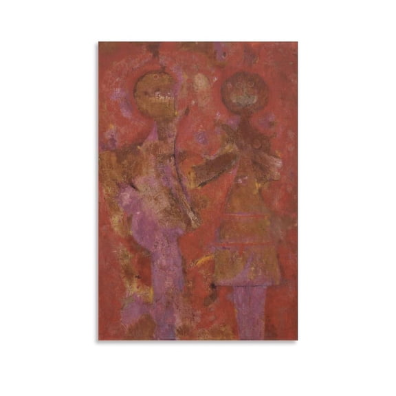 Rufino Tamayo Pareja En Rojo Art Painting Wall-Art Gifts Bedroom Prints Home Decor Hanging Picture Canvas Painting Posters
