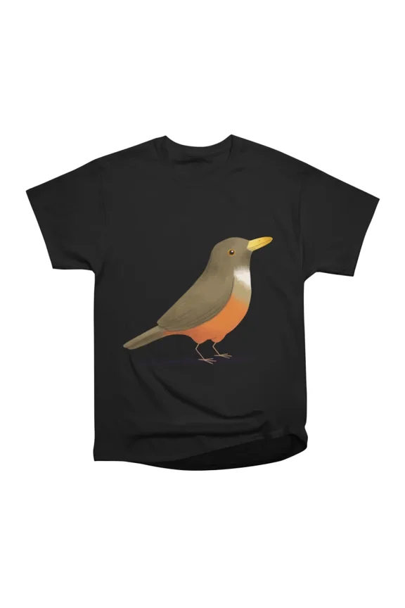 Rufous Bellied Trush 2 T-Shirt Tee Gift For Him Merch For Her Apparel For Friend