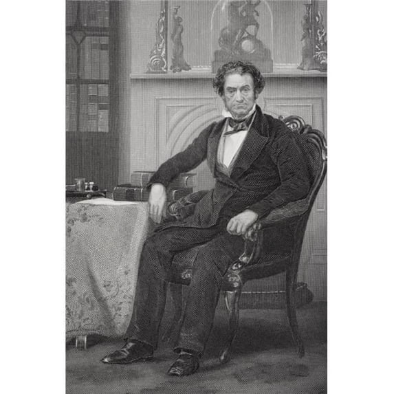 Rufus Choate 1799 To 1859. American Lawyer And Orator. From Painting By Alonzo Chappel Poster Print