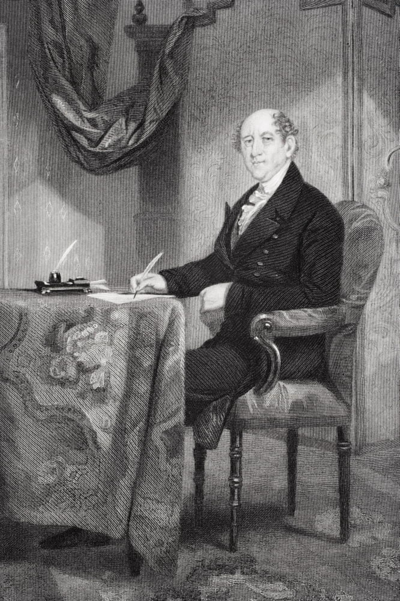 Rufus King 1755-1827 American Diplomat Helped Frame The Constitution Of The United States From Painting By Alonzo Chappel Canvas Art - Ken Welsh Design Pics (22 x 34)