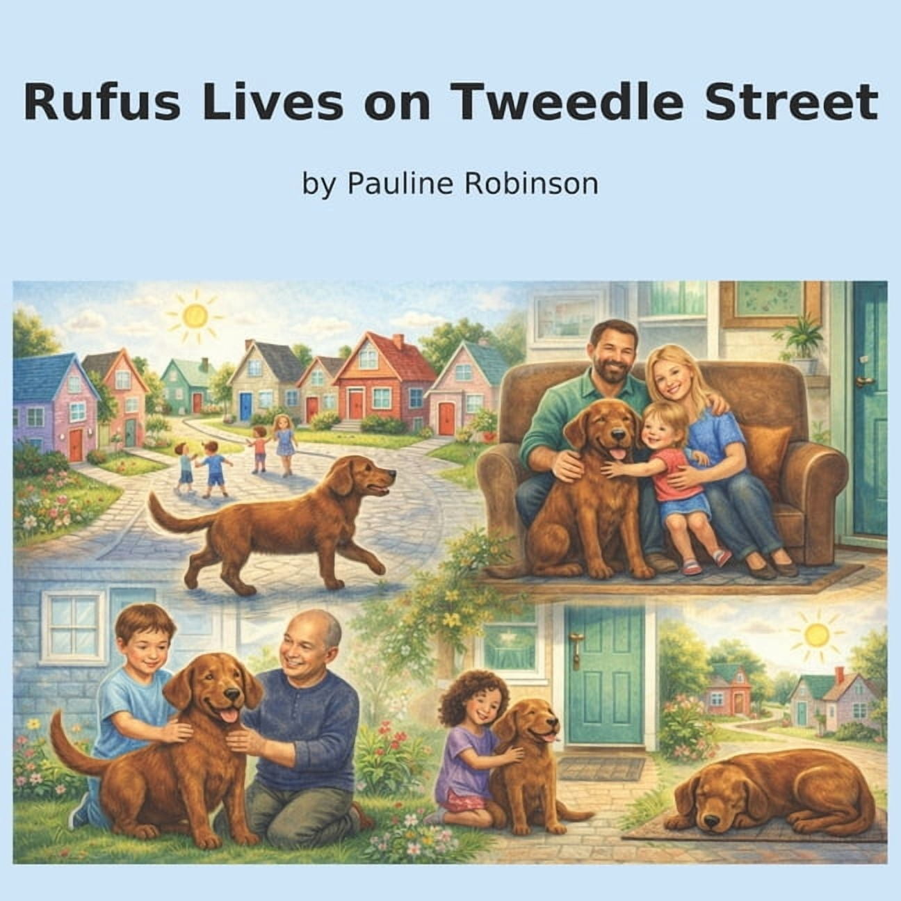 Rufus Lives on Tweedle Street: A charming story about community love for a dog., (Paperback)